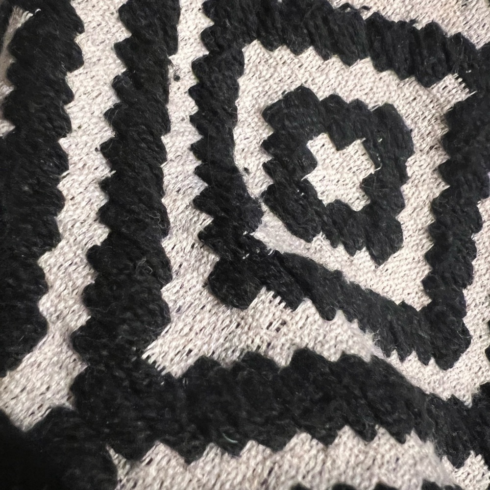 Rebecca Minkoff Julian Backpack B&W Woven Cotton - Picture 5 of 6